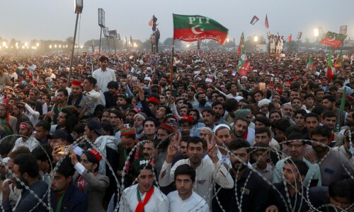PTI remains split over future course of action